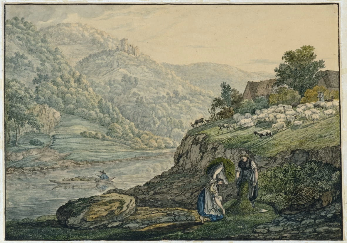 Carl Philipp Fohr - Stolzeneck am Neckar, Städtische Galerie im Lenbachhaus und Kunstbau München